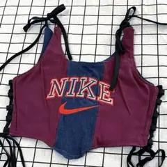NIKE リメイク ビスチェ 一点物 USED】NIKE REMADE CORSET BUSTIER | KONBINI