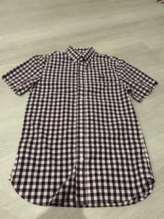 フレッドペリー　FRED PERRY 半袖チェックシャツ S