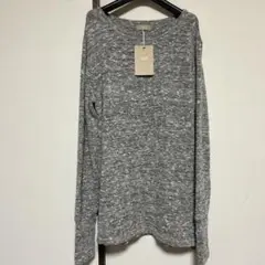 タグ付き　DAYS グレー系 長袖綿カットソー