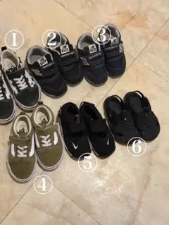 キッズ　子供　スニーカー　サンダル　セット　NIKE VANS ニューバランス