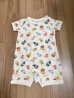 90 アンパンマン　ロンパース　夏　薄手