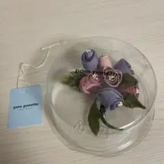 【ポンポネット お花 コサージュ】