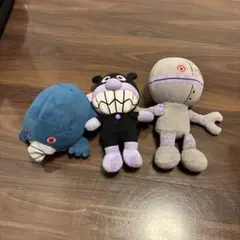 バイキンマン　もぐりん　だだんだん　ぬいぐるみ