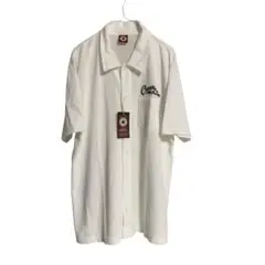 【未使用品】converse コンバース　ポロシャツ　半袖　ポケット　LL 白