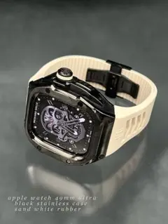 applewatch 49mm ウルトラ ステンレス ケース ベルト