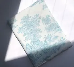 ハンドメイド　バインダーカバー　ブルー