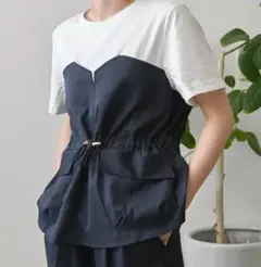 troisトロワ♡ビスチェ レイヤード プルオーバー