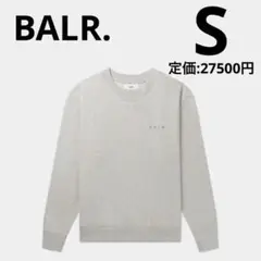 ☘️新品☘️BALR. LOGO CREWNECK-LT GREY MELANGE