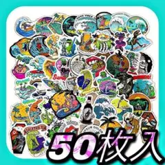 サーフィン防水ステッカーB 50枚入