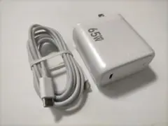 ★ほぼ新品 PD65W対応 AC充電器 （USB-C x1）折りたたみ式プラグ