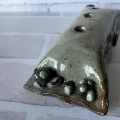 ✨きのこ好き必見✨陶器一輪挿し ペン立て　インテリア　ハンドメイド