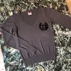 【美品】ダブルスタンダードクロージング-ビーズロゴニット サイズF