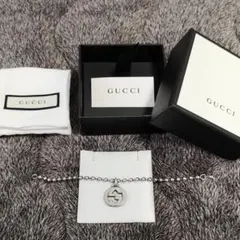【u様ご検討中】GUCCIシルバーブレスレットインターロッキングGグッチ