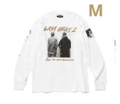 LAST ORGY 2 L/S T-SHIRT M ロンT 白 ゴールド