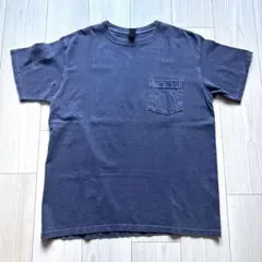 美品　good on グッドオン　ライトオンス　Tシャツ L ピグメントネイビー