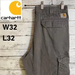 carhartt ワークパンツ グレー 海外輸入品 W32 L32