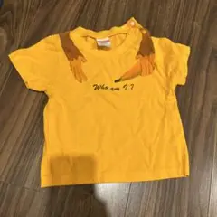 猿　オレンジ Tシャツ 90