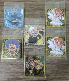 ONEPIECE大海賊シール12【USGRルフィ／R✖4枚／N✖1枚】計6枚