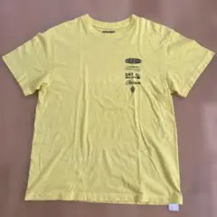 希少◎KEEN イエロープリント Tシャツ L キーン　黄色　アウトドアキャンプ