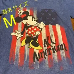 海外ディズニーストア⭐︎ミニー アメリカ国旗Tシャツ