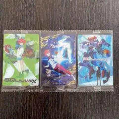 ガンダム　ジークアクス　ウエハース　ビジュアル　3枚セット