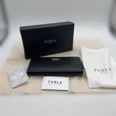 FURLA ブラック 長財布