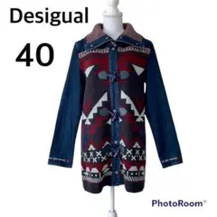 デシグアル Desigual デニムコート ダッフルコート ニットコート 40