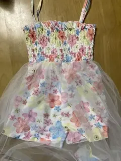 SHEIN 花柄ノースリーブワンピース 7Y