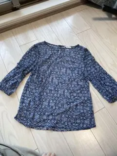 LONDON TIMES 幾何学模様 バルーン袖 Tシャツ 8
