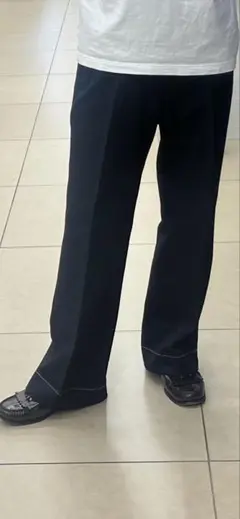 マルジェラ　スラックス　ワイド