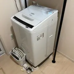 2019年製HITACHI ビートウォッシュ7kg BW-V70CE6 日立 ◇485306 HITACHI ビートウォッシュ 7kg全自動洗濯機 BW