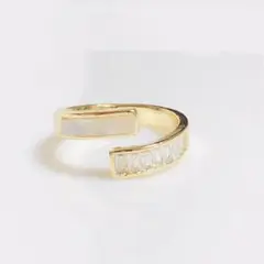 合金 シンプル リング 指輪 イエローゴールド