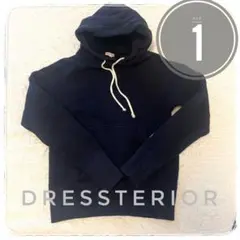【DRESSTERIOR】デキシー吊裏毛パーカー ネイビー