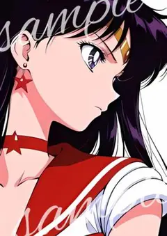 A4　ポスター セーラーマーズ　火野レイ　美少女　ファンアート