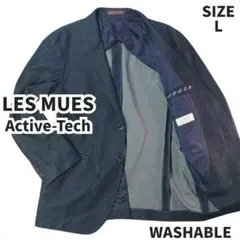 LES MUES Active-Tech 洗える テーラードジャケット サイズL