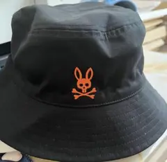 PSYCHO BUNNY バケットハット 黒・カラフル