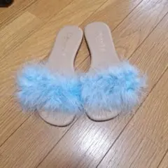 リアルファーサンダル