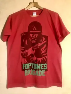 POPTONES・BRIGADE・Tシャツ・ポップトーンズ・UK PUNK・L