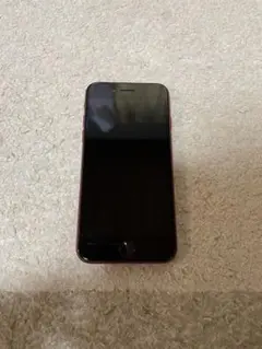 バッテリー100％ iPhone SE 第３世代 SE3 赤 128gb