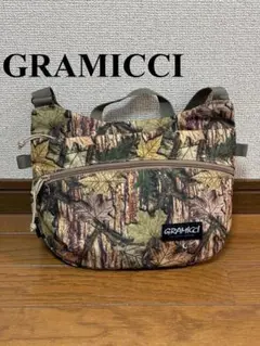 【GRAMICCI】新品同様 希少 コーデュラショルダーバッグ リーフカモ