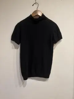HaaTイッセイミヤケ　モックネック　コットンナイロン　ニット