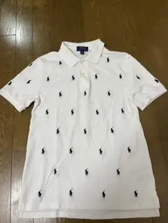 最終価格！ラルフローレン ロゴ総柄　ポロシャツ　160