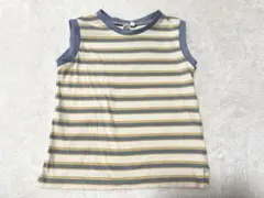 サマンサモスモス　ラーゴム　ノースリーブ　Tシャツ　ボーダー
