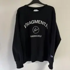 V.A. Champion FRGMT C/N SWEAT 黒　Mサイズ