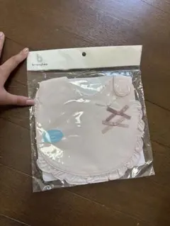 新品　branhes フリル付きスタイ ピンク