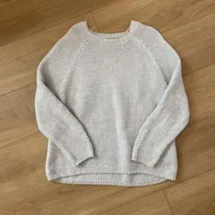 ZARA kids ザラキッズ　パステルブルーコットンニット　128