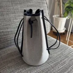 FEEL AND TASTE LINES bucket キャンバスバッグ