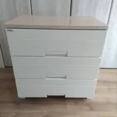 Fits 3段衣類収納ケース ホワイト
