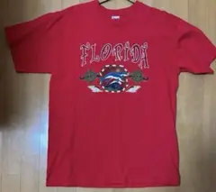 古着　フロリダ Tシャツ 赤