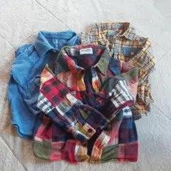 babyGap デニムブルー ボタンダウンシャツ サイズ90　まとめ売り